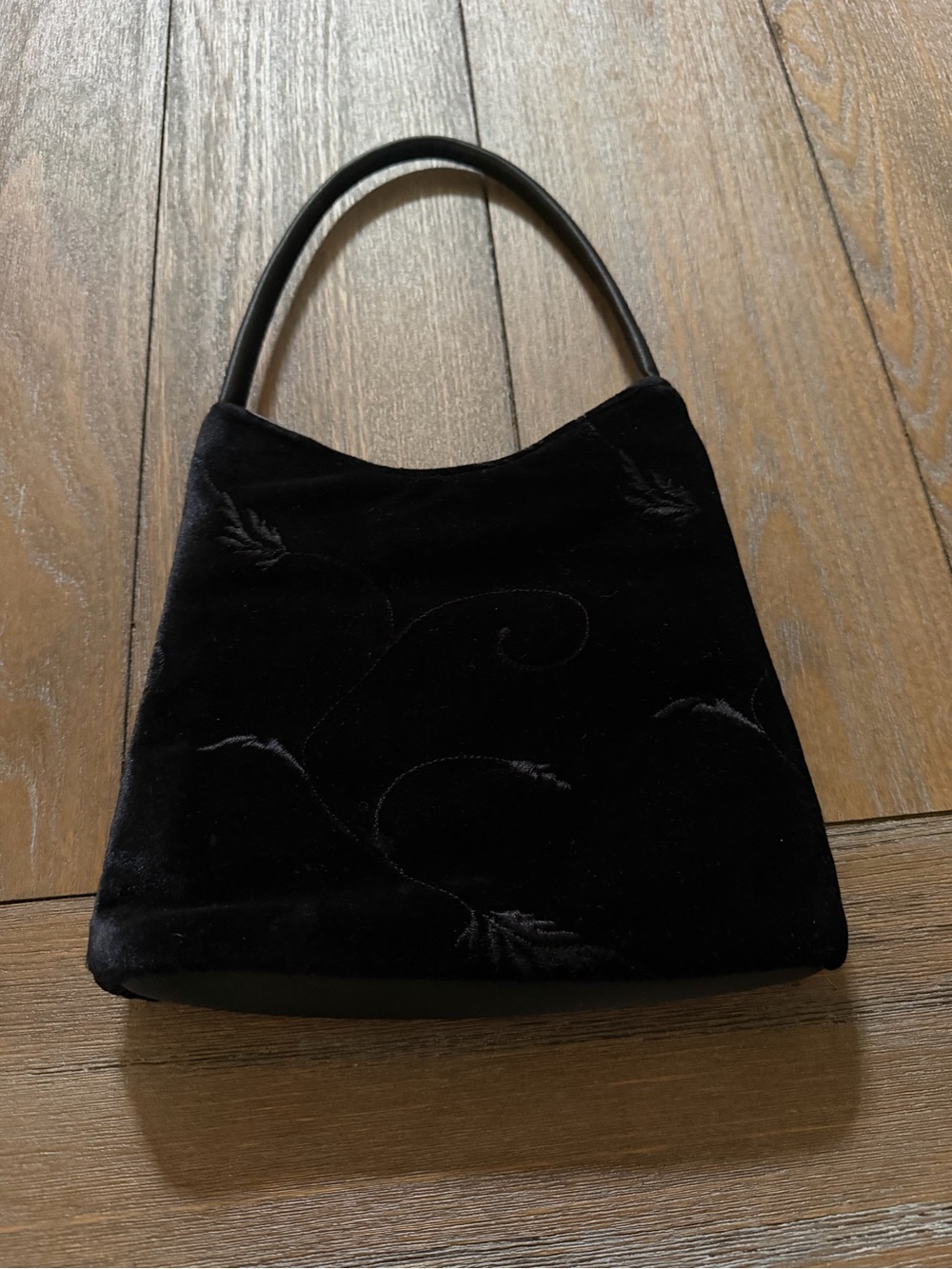 Black Velvet Evening Handbag